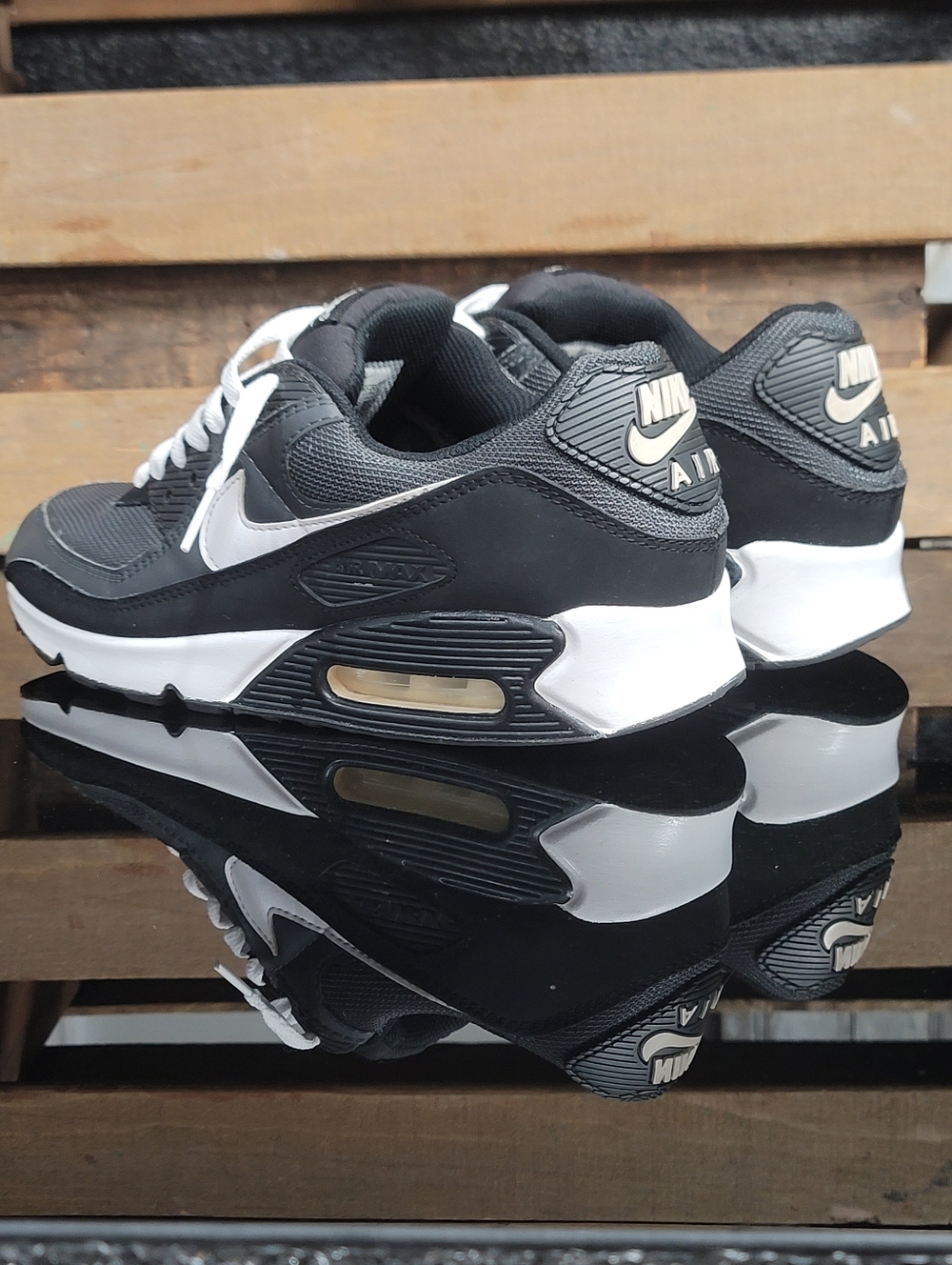 Nike Air Max 90 "Anthracite/iron Grey/White" Mens 9.5 Ships Today - Picture 14 of 15